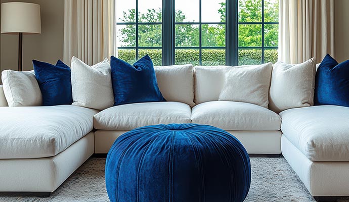 Living space with fresh indoor air quality