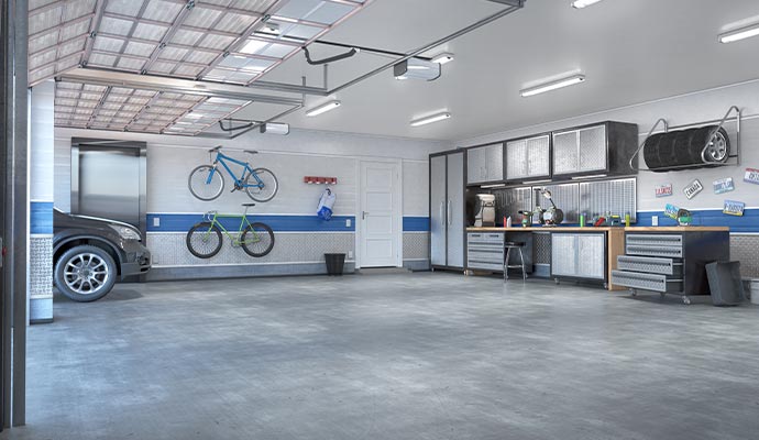 Clean garage