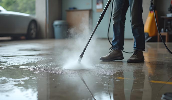 Garage Floor Cleaning in Charlotte & Surrounding Areas