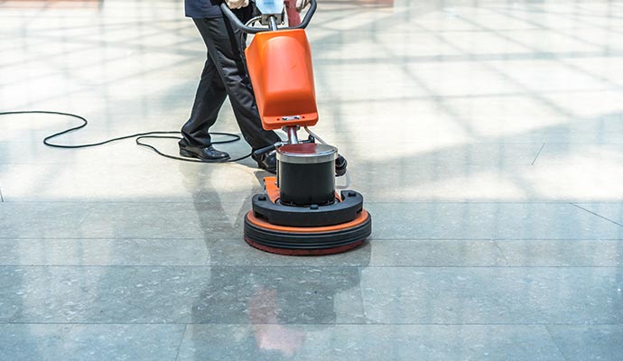 VCT floor cleaning VCT floor cleaning